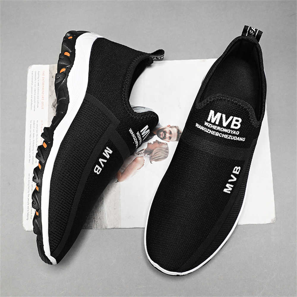 Men'S Shoes Casual Sneakers - Round Foot Large Dimensions Luxury Brand