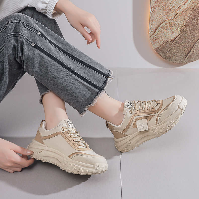 Men'S Shoes Casual Sneakers - With Lacing Platformed Black Boot Woman