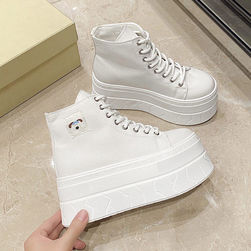 Women's Canvas Thick Bottom He - Canvas Sneaker High reseña y precio