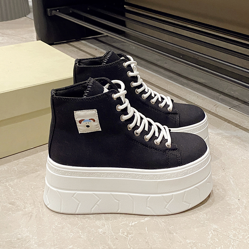 Women's Canvas Thick Bottom He - Canvas Sneaker High reseña y precio