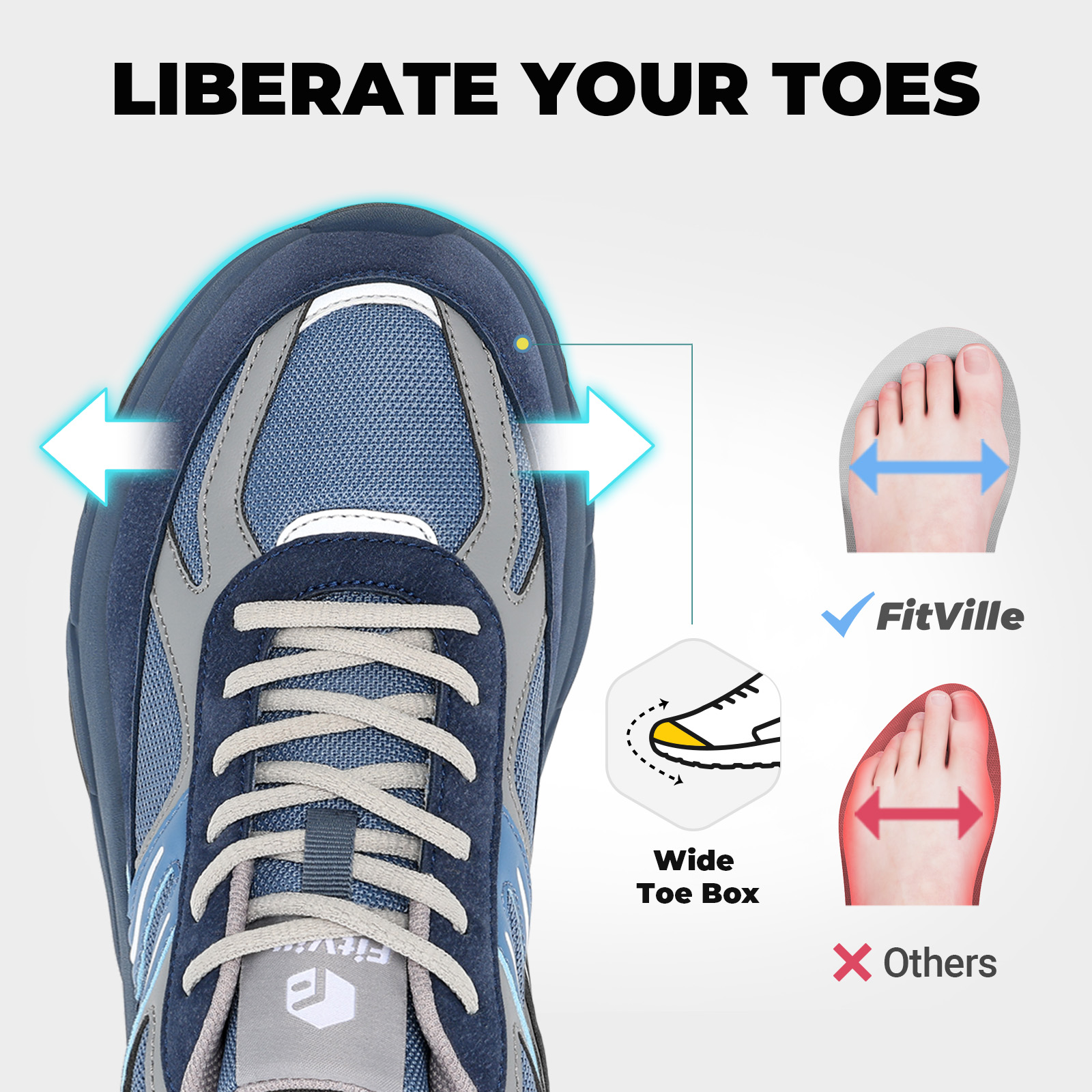 Fittington Wide Shoes For Man  - Men'S Shoes V5 Rnr reseña y precio