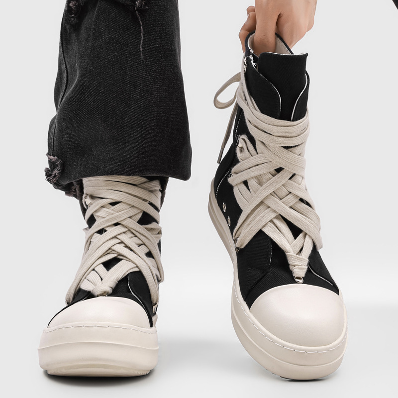 High Quality Men's High Top Ca - Canvas Sneaker High reseña y precio