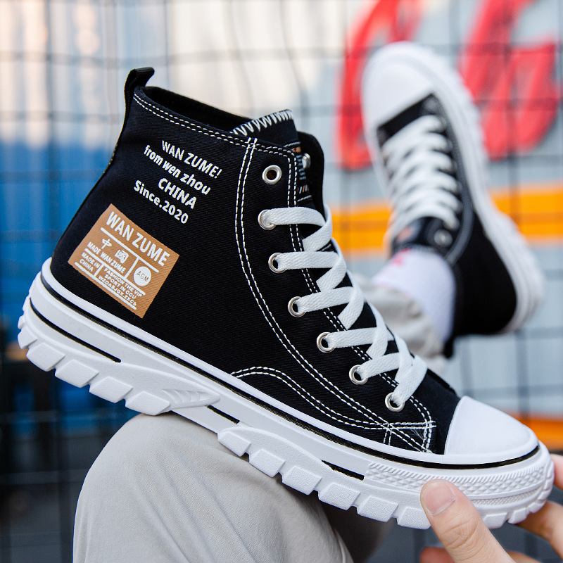 New shoes for man High Top Can - Canvas Sneaker High reseña y precio