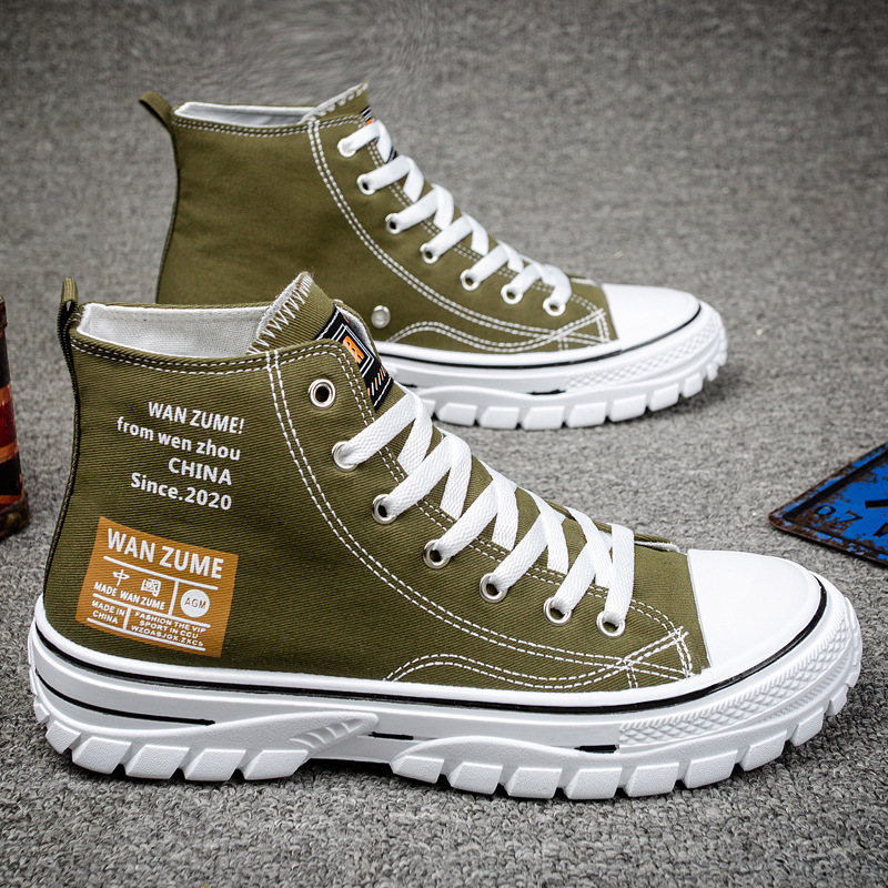 New shoes for man High Top Can - Canvas Sneaker High reseña y precio