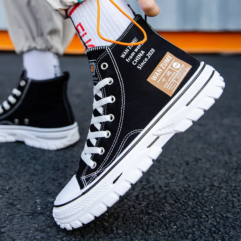 New shoes for man High Top Can - Canvas Sneaker High reseña y precio