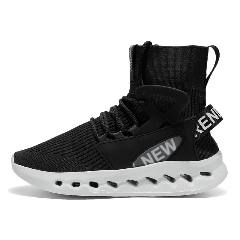 Trendy Men High Top Sock Shoes - Canvas Sneaker High reseña y precio