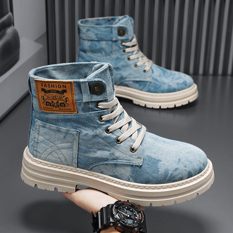 Spring High Top Mens Shoes 202 - Canvas Sneaker High reseña y precio