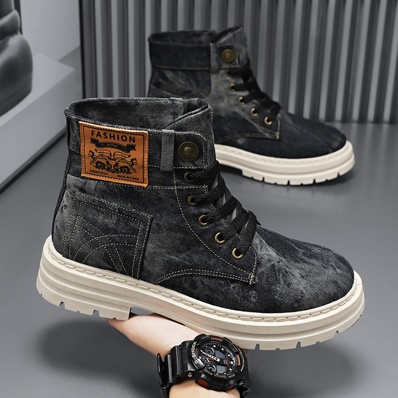 Spring High Top Mens Shoes 202 - Canvas Sneaker High reseña y precio