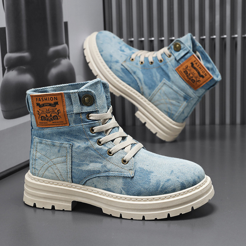 Spring High Top Mens Shoes 202 - Canvas Sneaker High reseña y precio