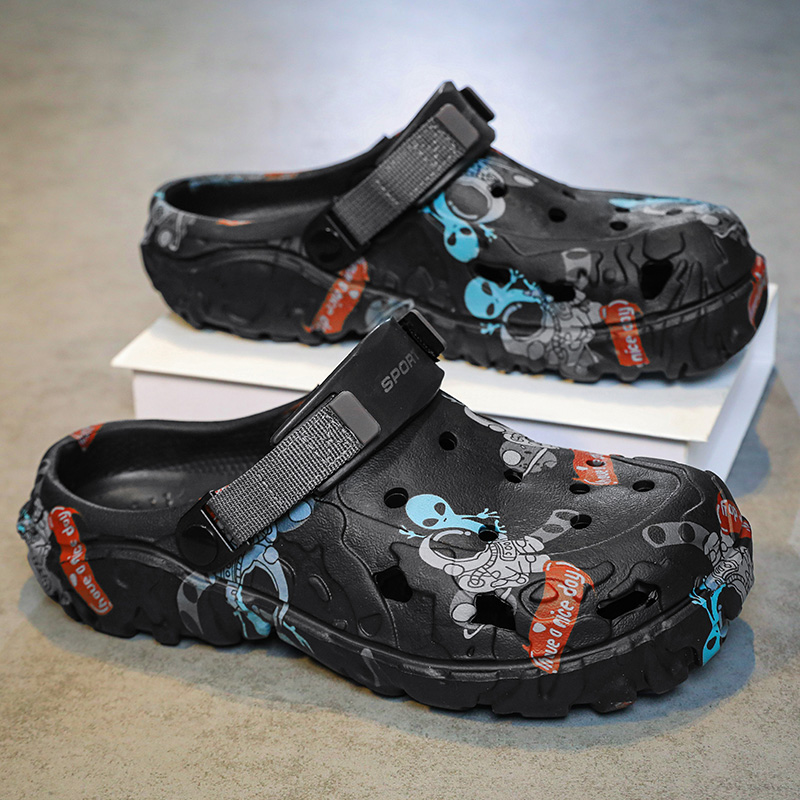 Men Camouflage Clogs Big Size  - Men'S Shoes With Wide Toe Box reseña y precio