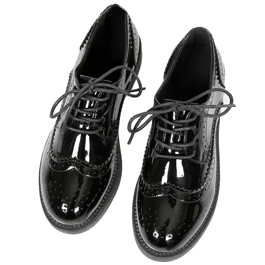 2025 Autumn Women Oxford Flats - Oxford Brogue Leather reseña y precio