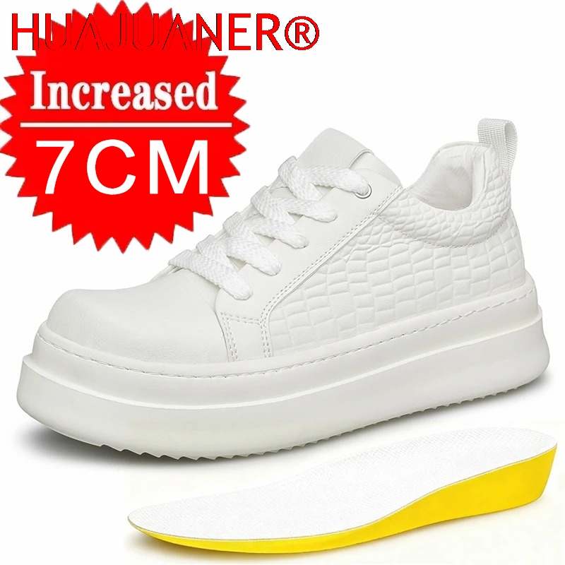 Men's Leather Elevator Shoes 7 - Men'S Shoes To Increase Height reseña y precio