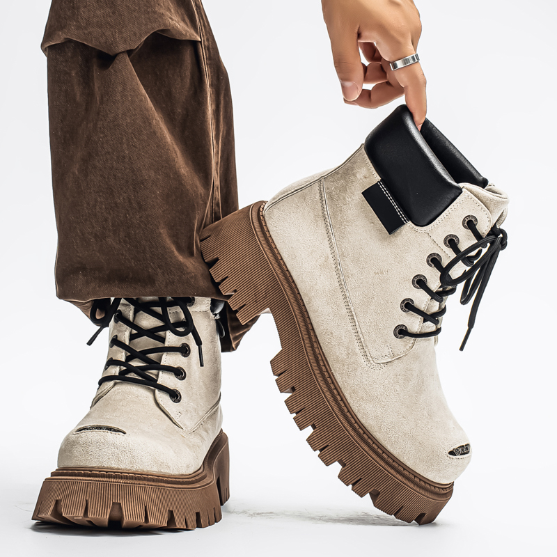 Classic High Top Boots Outdoor - Men'S Shoes With Wide Toe Box reseña y precio
