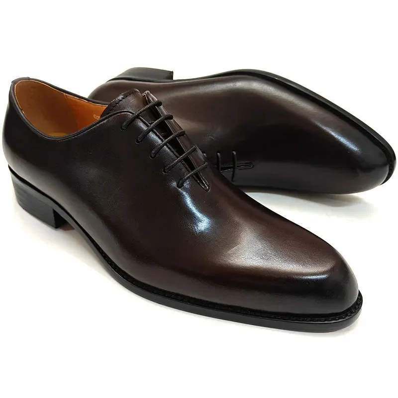 Successful Men's Leather Shoes - Oxford Brogue Leather reseña y precio