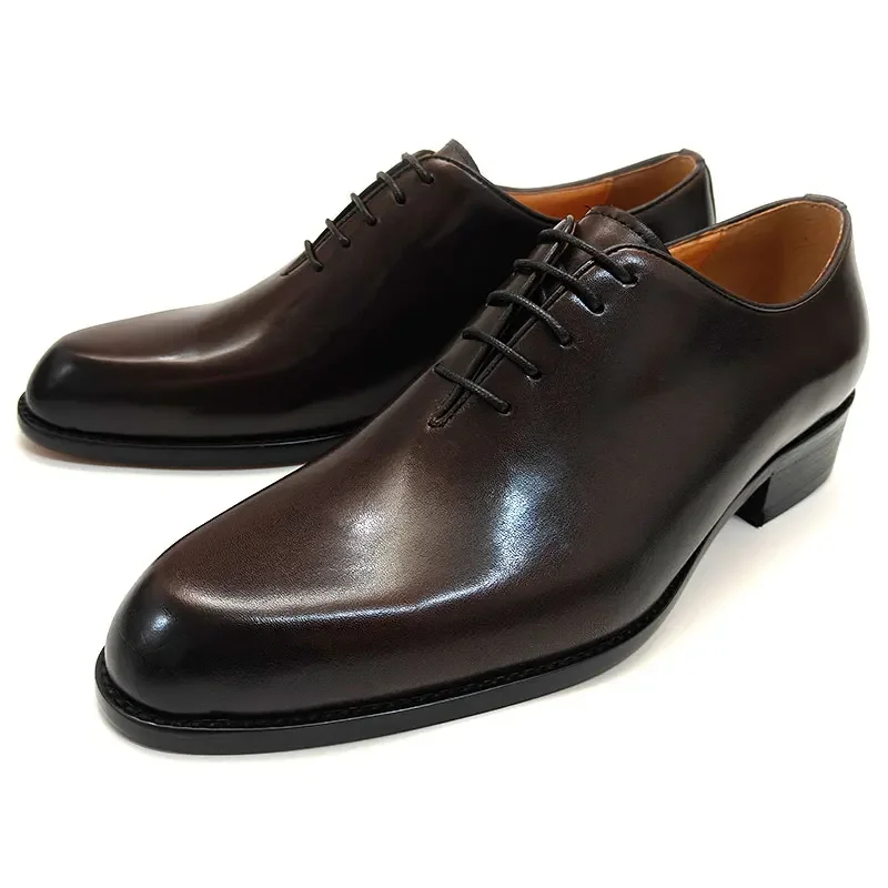 Successful Men's Leather Shoes - Oxford Brogue Leather reseña y precio