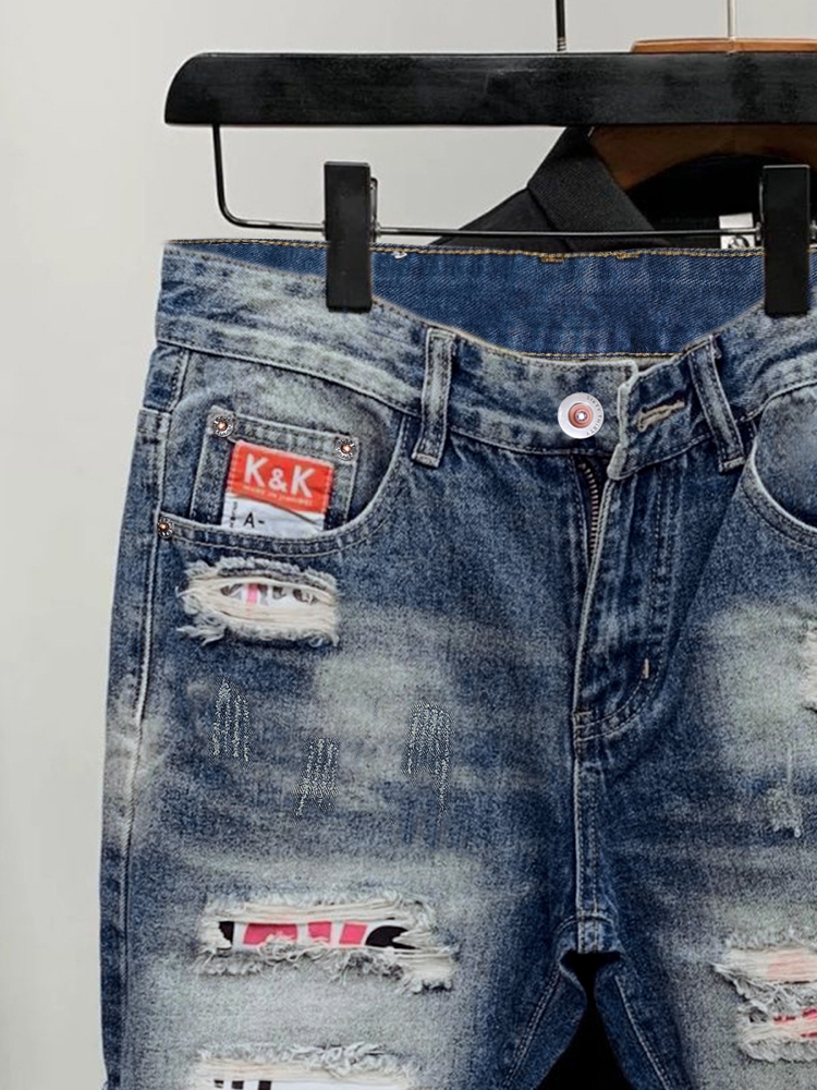 2026 Summer Ripped Straight Me - Men'S Shoes For Jeans reseña y precio