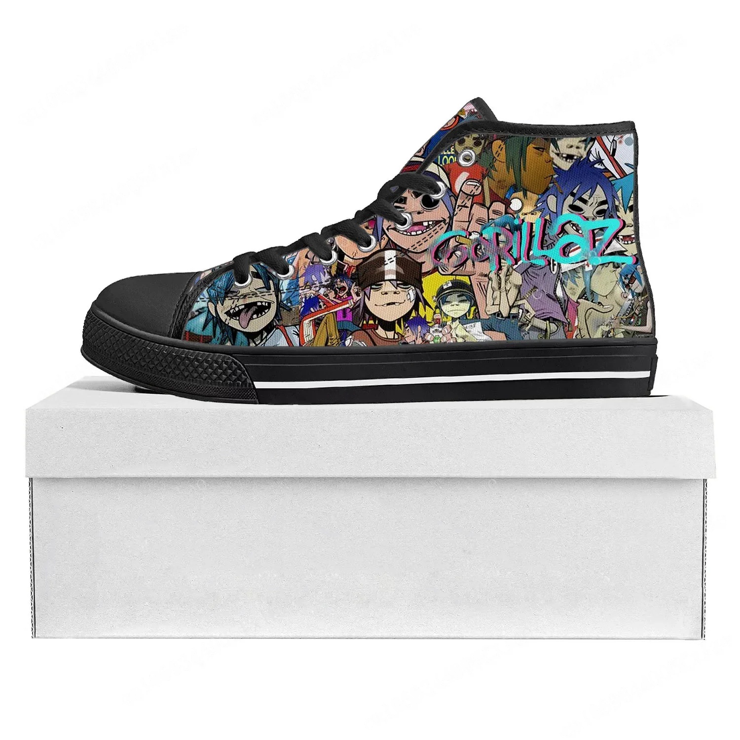 Gorillaz Band High Top High Qu - Canvas Sneaker High reseña y precio