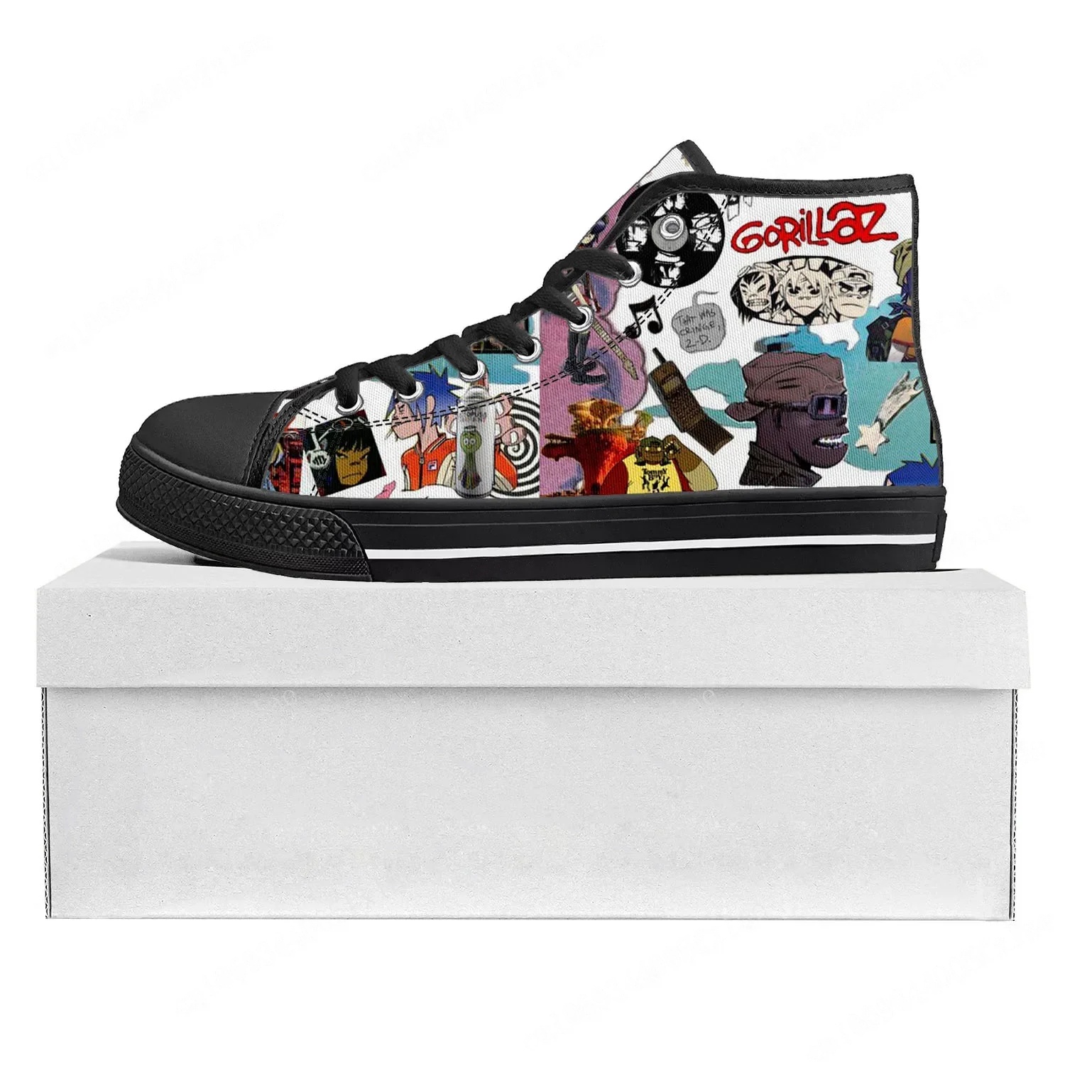 Gorillaz Band High Top High Qu - Canvas Sneaker High reseña y precio