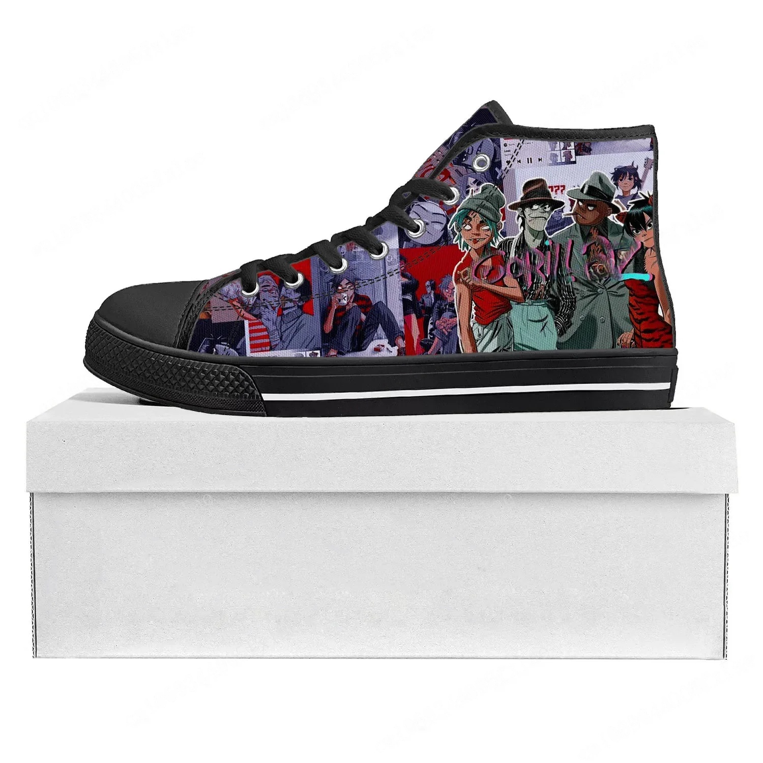 Gorillaz Band High Top High Qu - Canvas Sneaker High reseña y precio