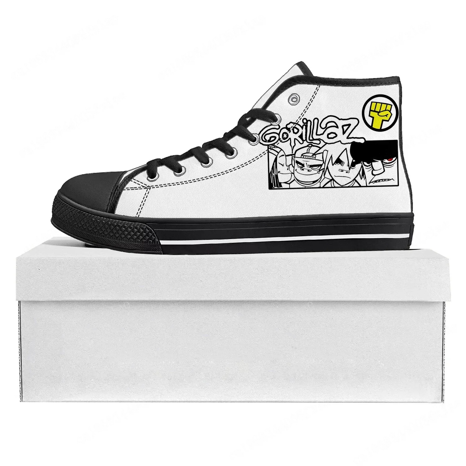 Gorillaz Band High Top High Qu - Canvas Sneaker High reseña y precio
