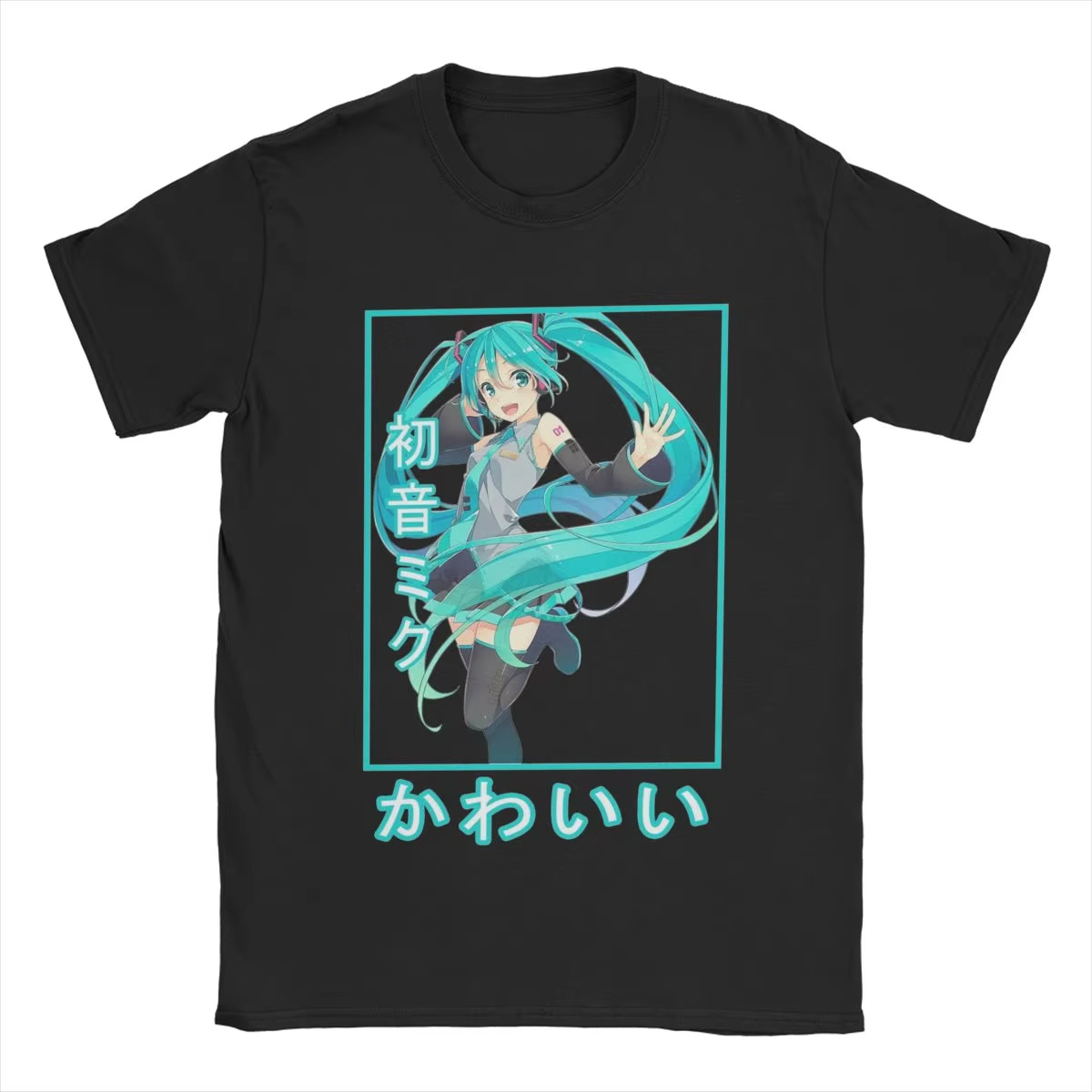Hatsune Miku Cartoon T-shirt f - Men'S Shoes For Crews reseña y precio