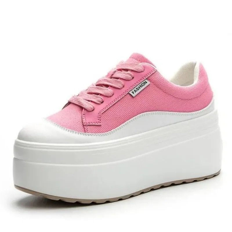 8cm New Canvas Genuine Leather - Canvas Sneaker High reseña y precio