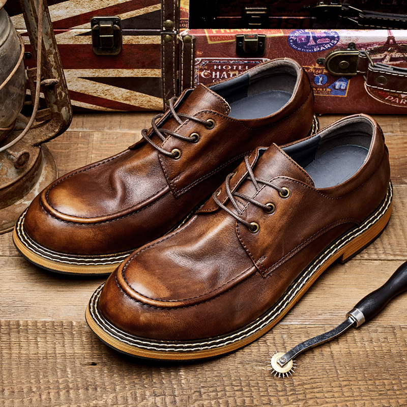Genuine Leather Brogue Shoes L - Oxford Brogue Leather reseña y precio