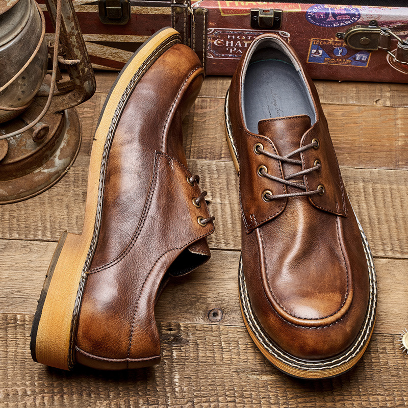 Genuine Leather Brogue Shoes L - Oxford Brogue Leather reseña y precio