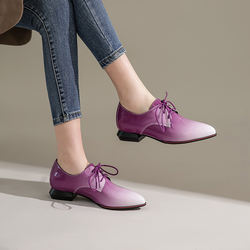 British Women Oxfords Gradient - Oxford Brogue Leather reseña y precio