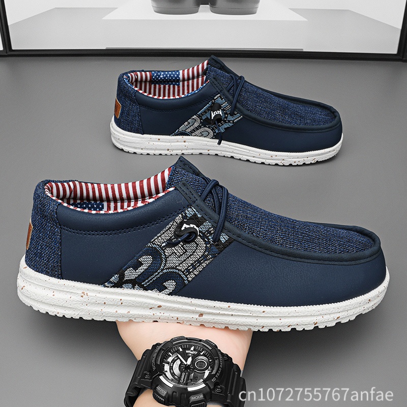 Hot Sale Blue/Black Men Loafer - Men Shoes Sale reseña y precio