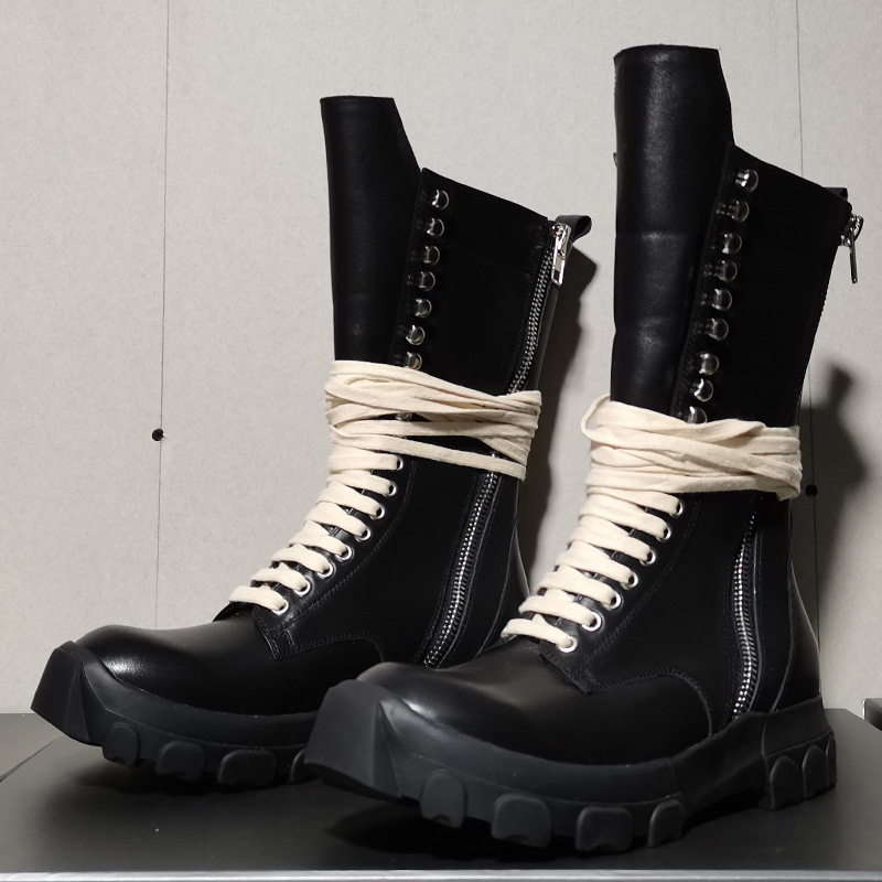 Men's High Top Shoes Platform  - Canvas Sneaker High reseña y precio