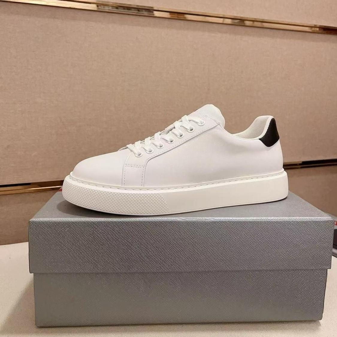 Luxury Genuine Leather Sneaker - Men'S Shoes To Increase Height reseña y precio