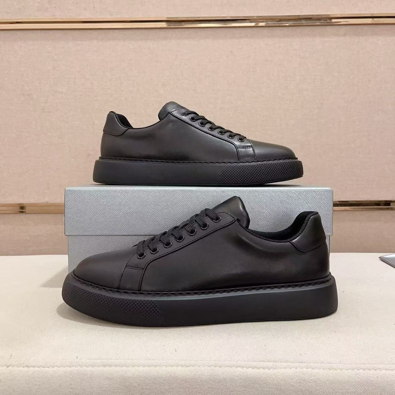 Luxury Genuine Leather Sneaker - Men'S Shoes To Increase Height reseña y precio