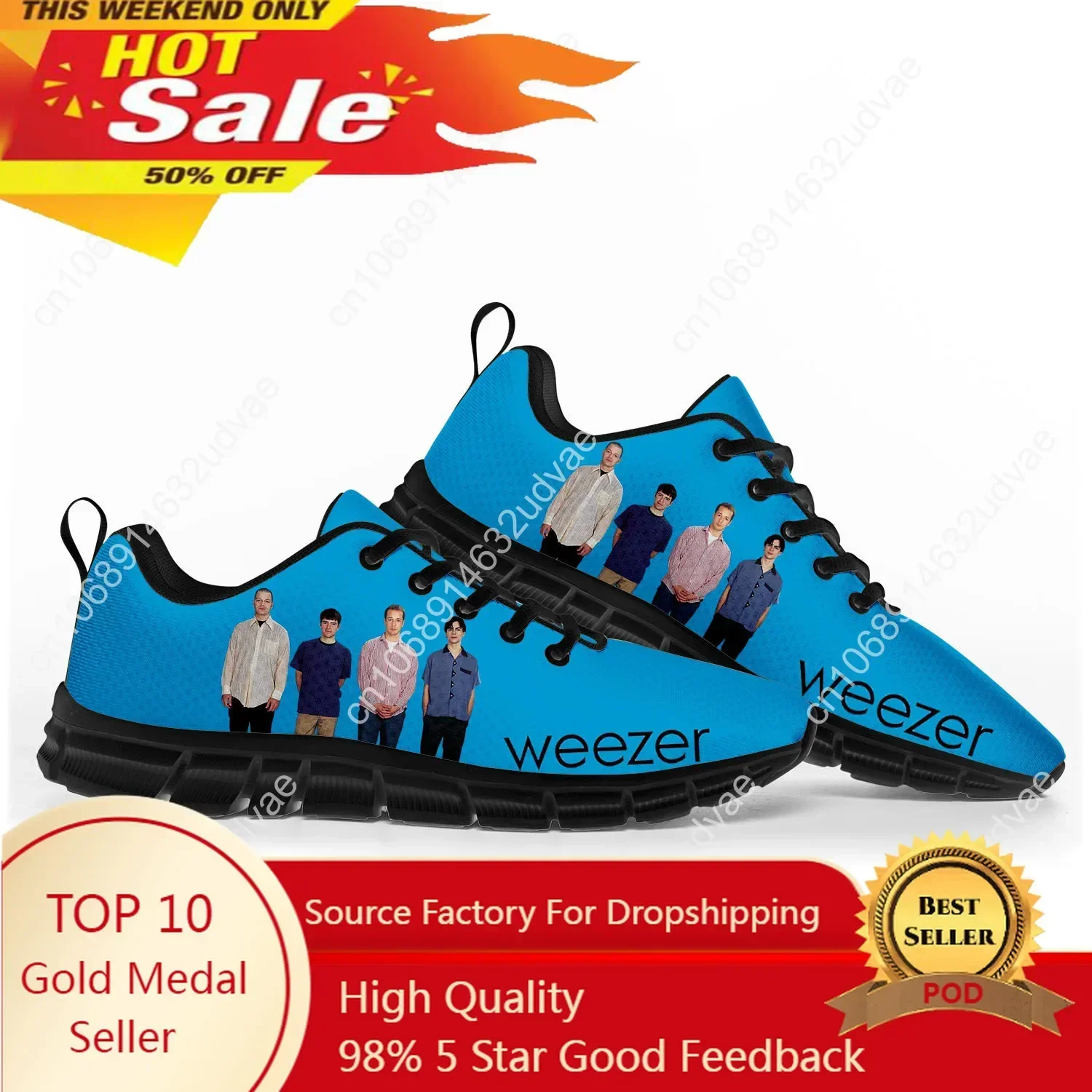 Weezer Sports Shoes Mens Women - Men'S Shoes Casual Sneakers reseña y precio