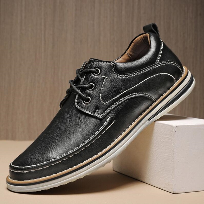 Genuine Leather Men Dress Shoe - Oxford Brogue Leather reseña y precio