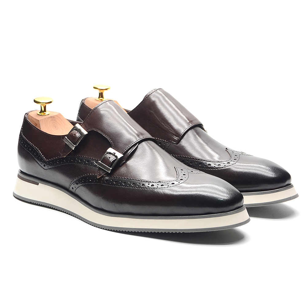 European Luxury Mens Sneakers  - Oxford Brogue Leather reseña y precio