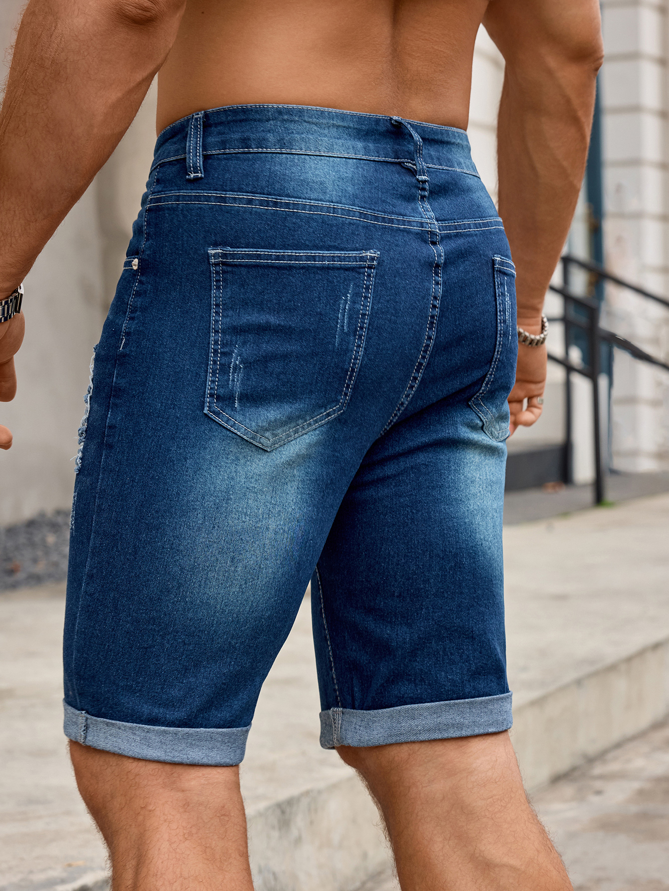 Men Denim Trousers Jeans Short - Men'S Shoes For Jeans reseña y precio