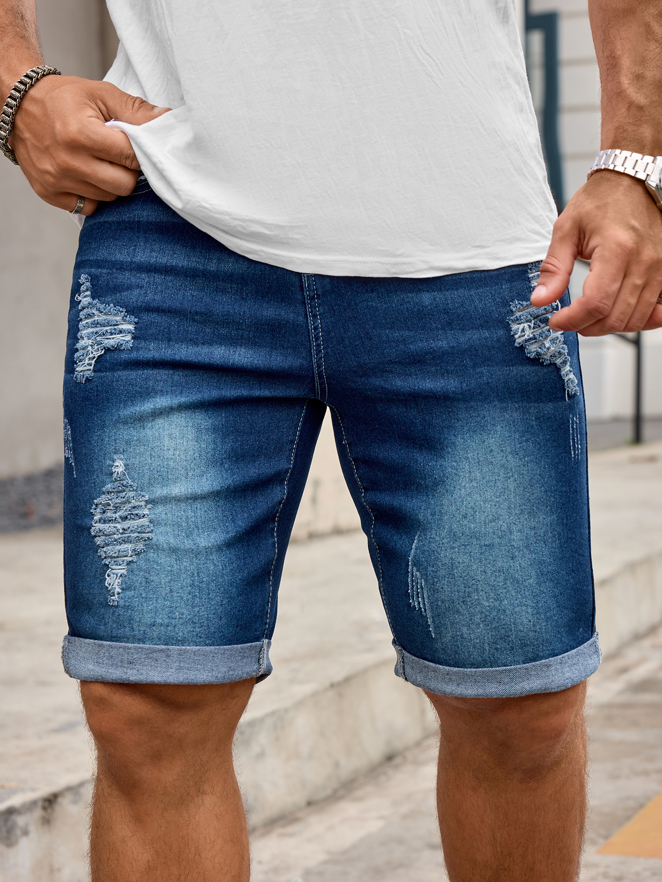 Men Denim Trousers Jeans Short - Men'S Shoes For Jeans reseña y precio