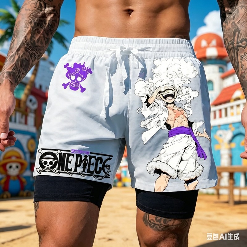 One Piece Anime White Double L - Men'S Shoes For Crews reseña y precio