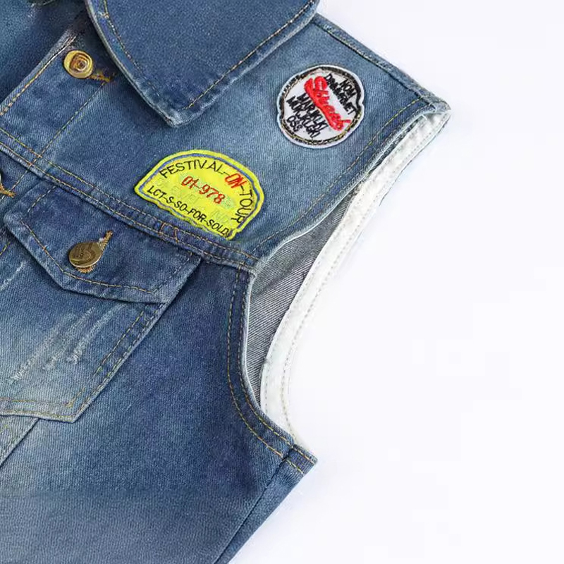 Spring Summber Men's Denim Ves - Men'S Shoes For Jeans reseña y precio