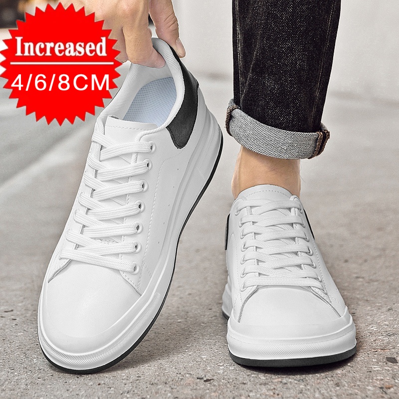 New Luxury Men's Elevator Shoe - Canvas Sneaker High reseña y precio
