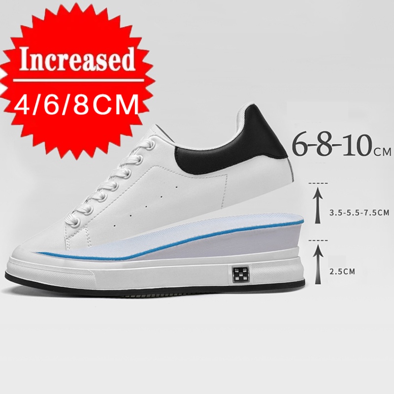 New Luxury Men's Elevator Shoe - Canvas Sneaker High reseña y precio