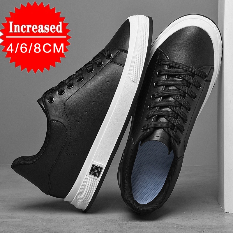 New Luxury Men's Elevator Shoe - Canvas Sneaker High reseña y precio