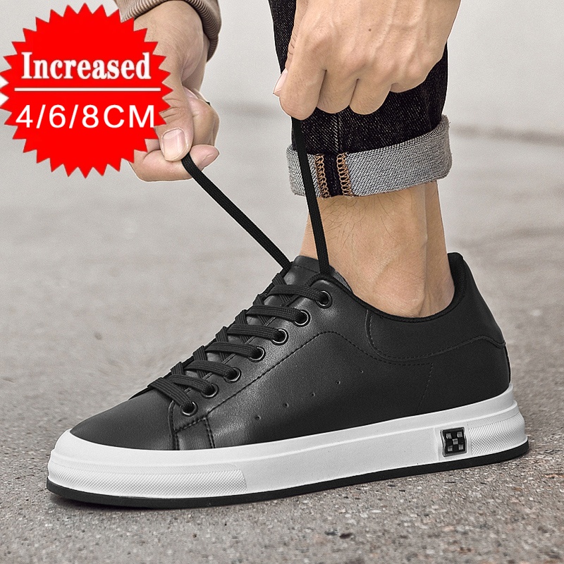 New Luxury Men's Elevator Shoe - Canvas Sneaker High reseña y precio