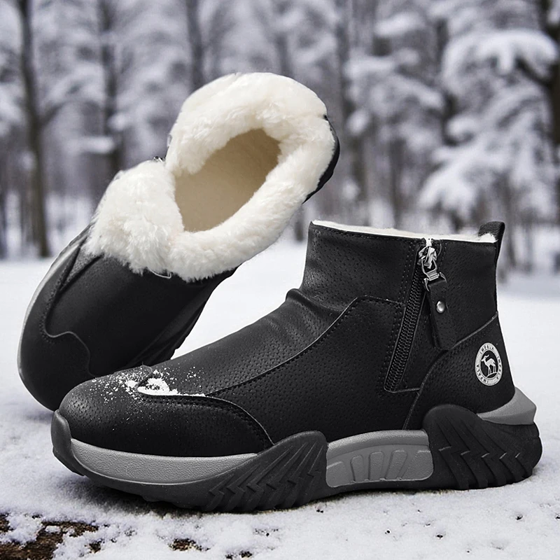 Winter Snow Boots Non Slip Cas - Canvas Sneaker High reseña y precio