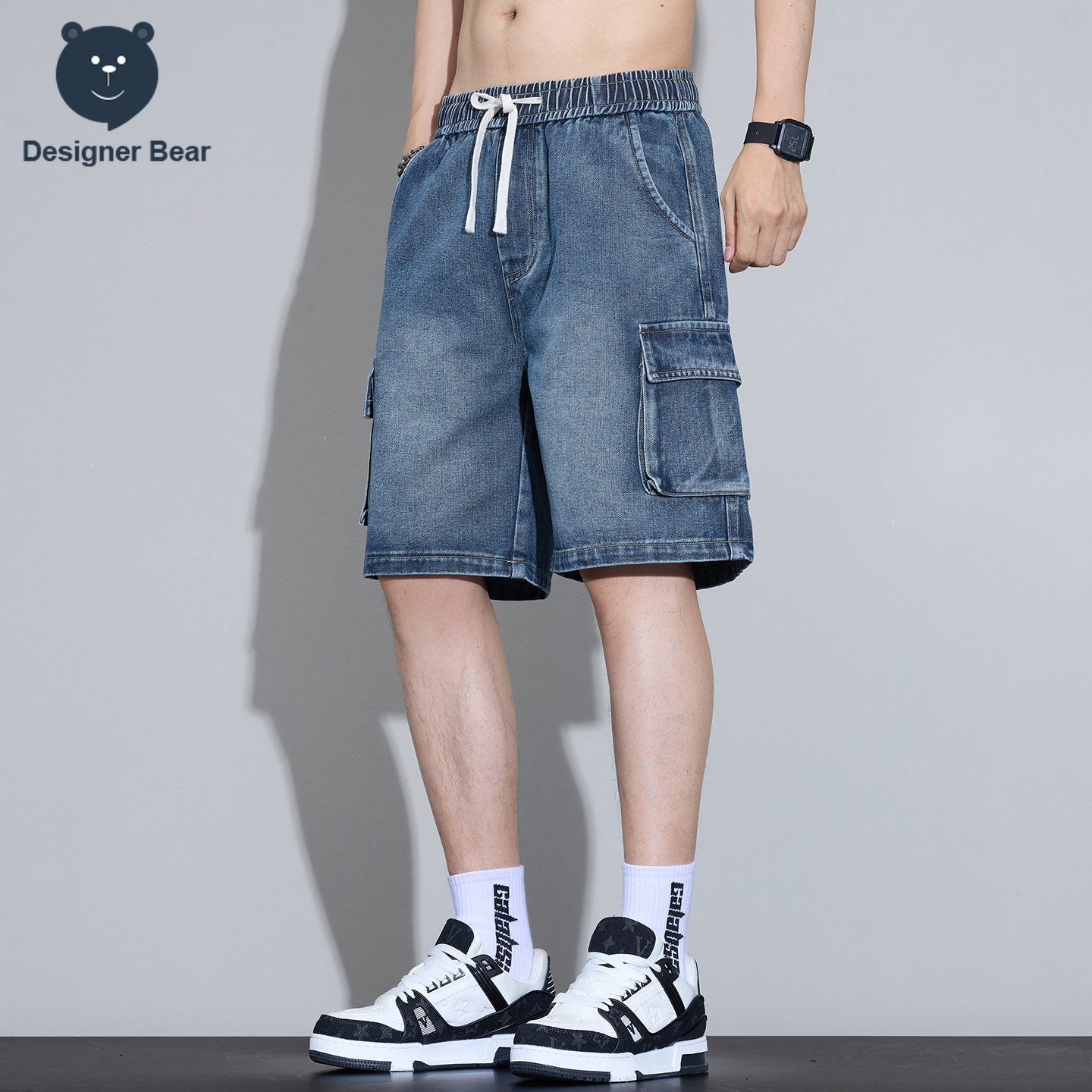 Men's Multi-Pocket Cargo Denim - Men'S Shoes For Jeans reseña y precio