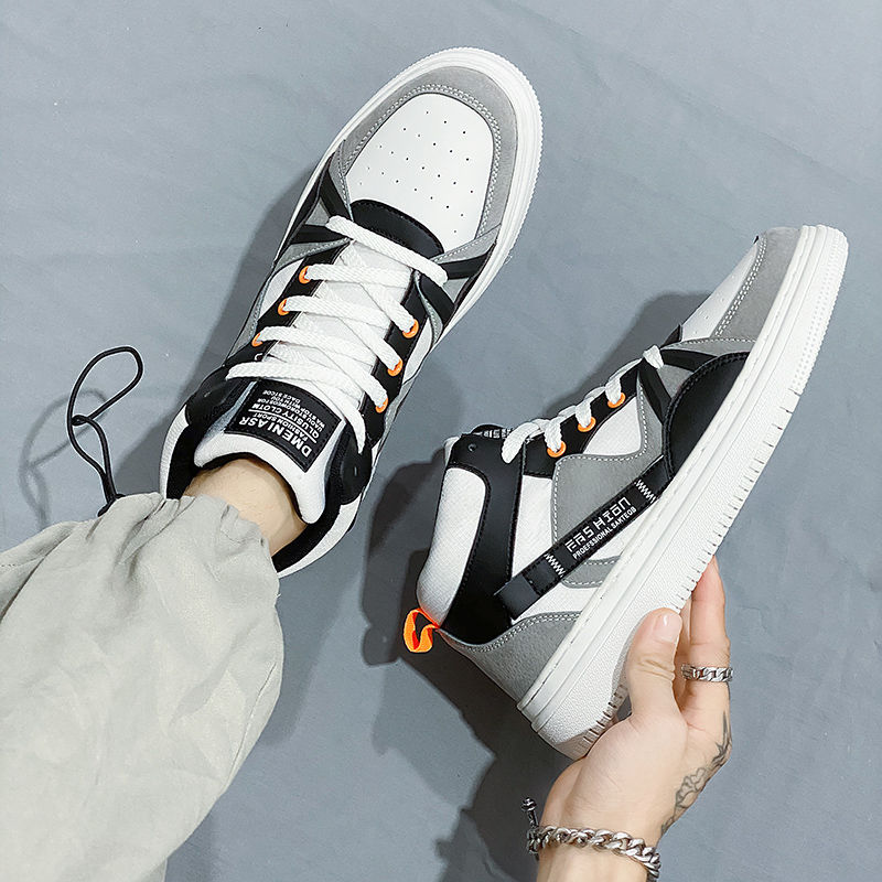 Men‘s Thick Sole White High To - Canvas Sneaker High reseña y precio