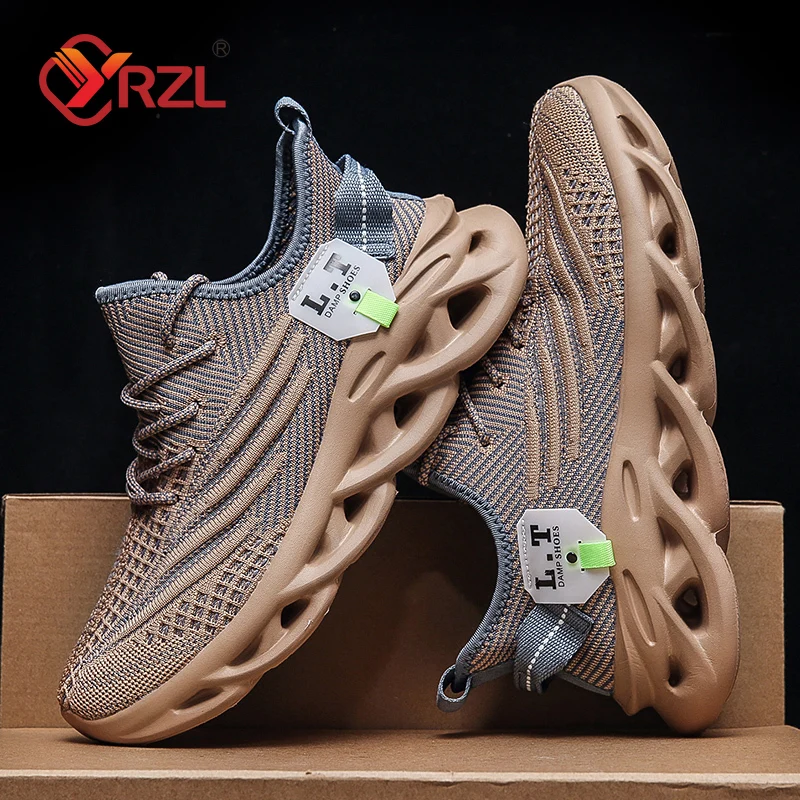YRZL Men Sports Running Black  - Men Shoes Sale reseña y precio