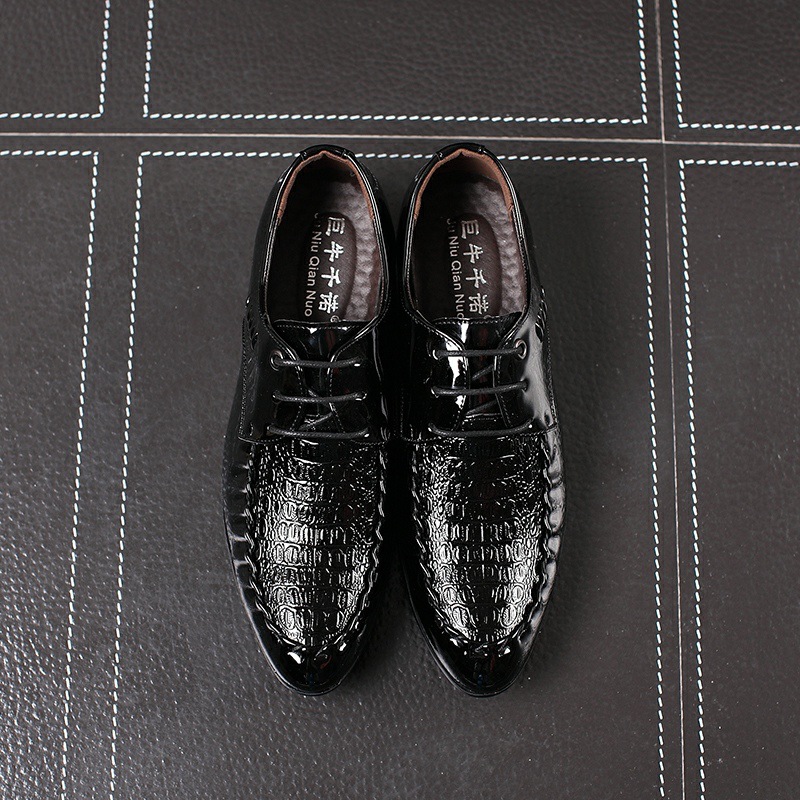 Men's  Dress Leather Shoes Lac - Oxford Brogue Leather reseña y precio