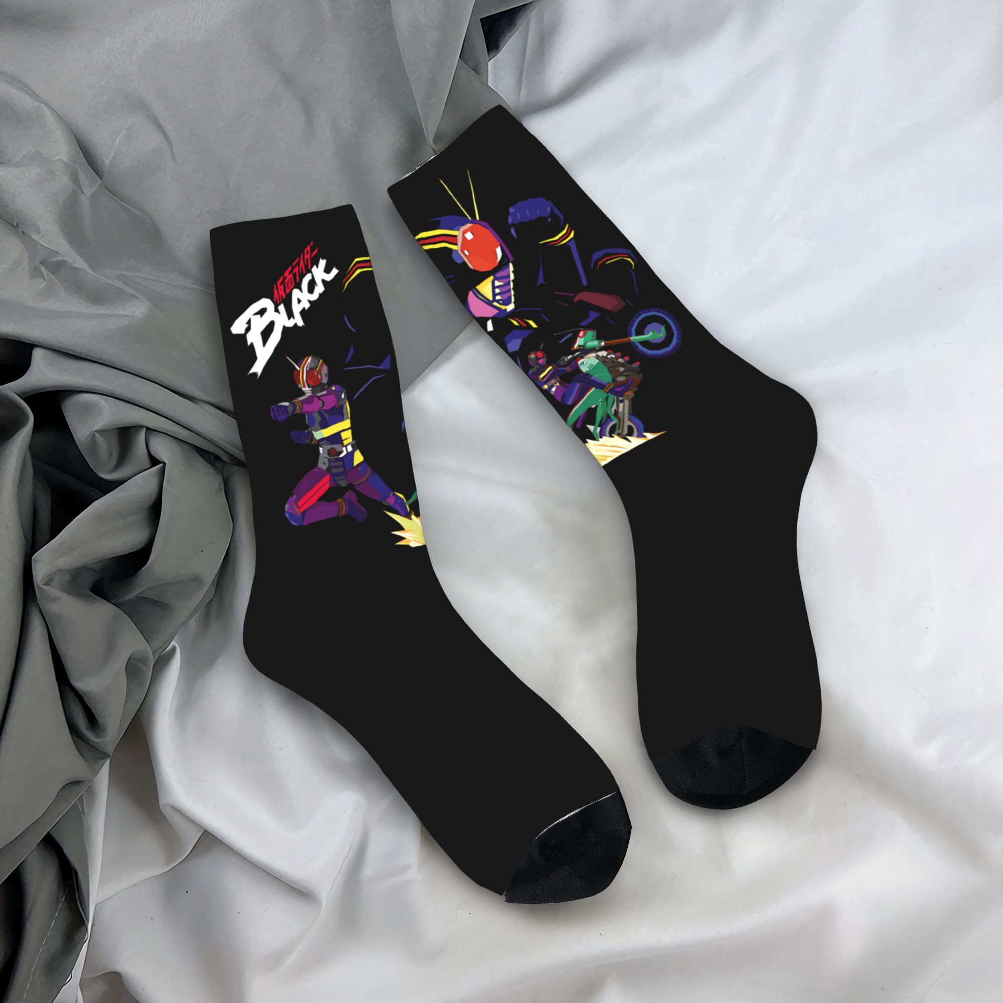 Kamen Rider Black  Middle Sock - Men'S Shoes For Crews reseña y precio